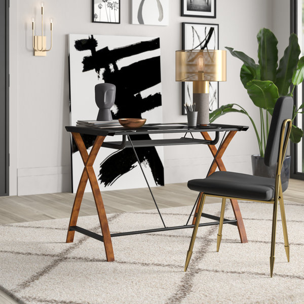 Glassdeskkeyboardtray Wayfair